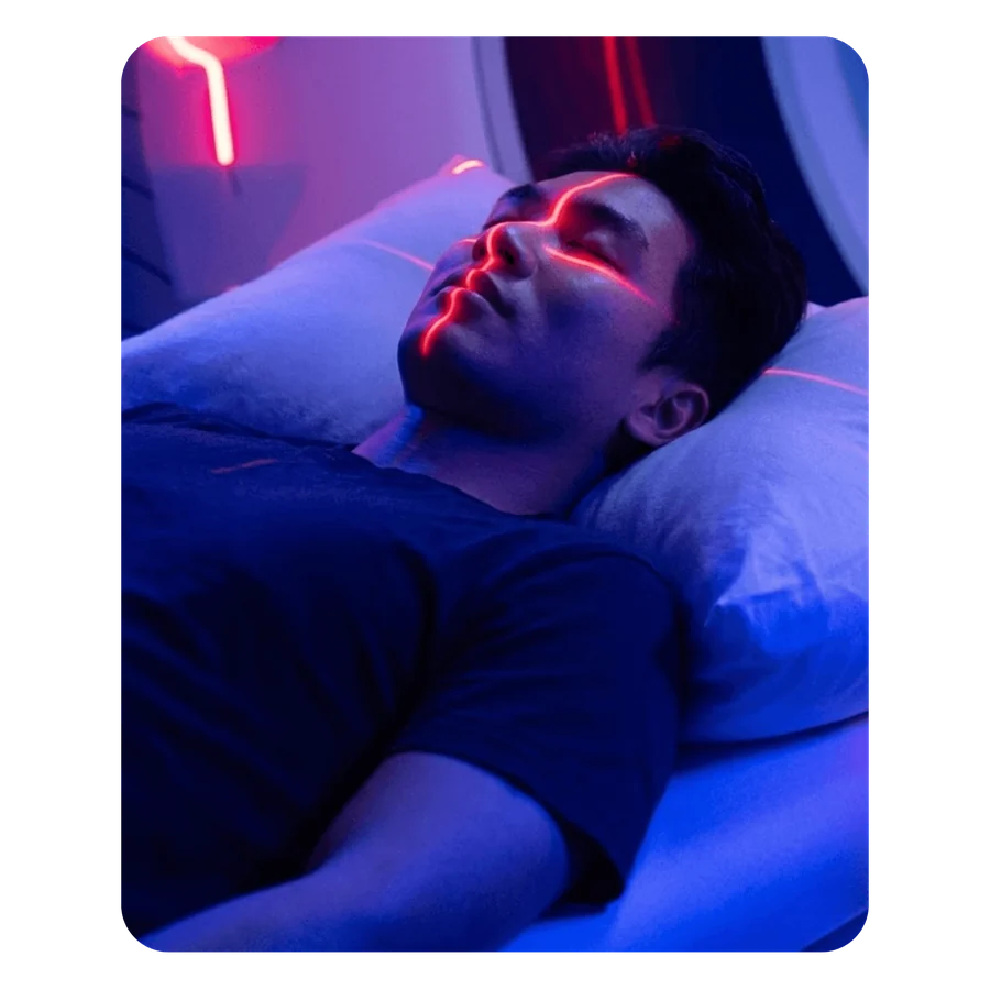 Full-body health assessment under diagnostic light